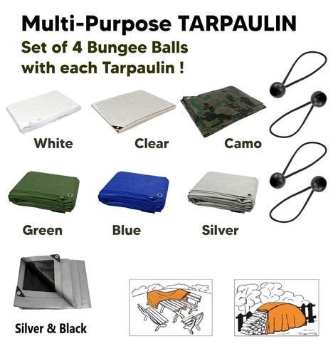 Sizes tarpaulin waterproof - 30,
