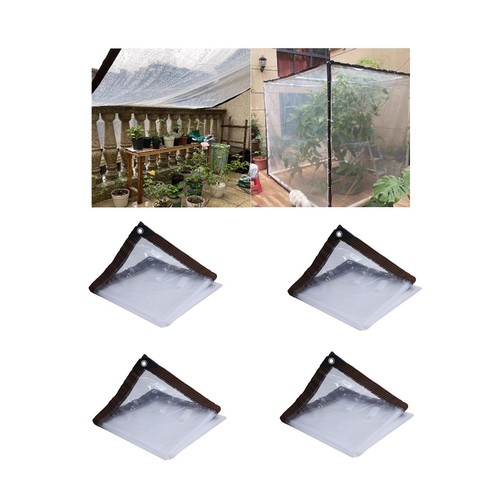 Clear tarpaulin multipurpose - clear,