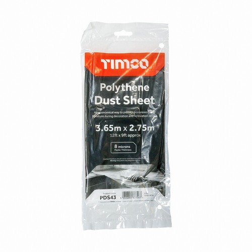 Timco polythene dust sheet - timco,