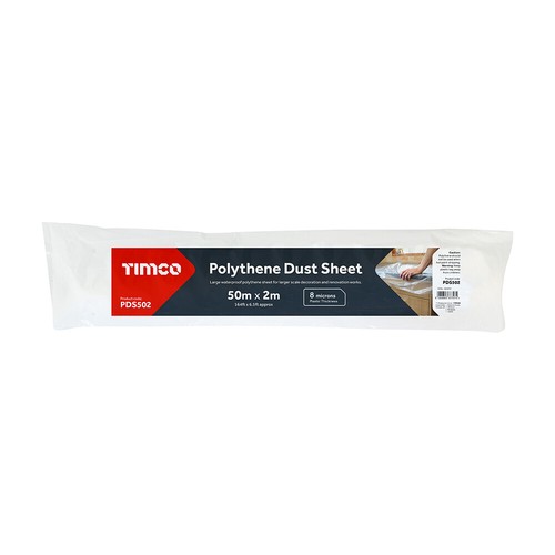 Timco polythene dust sheet - polythene,