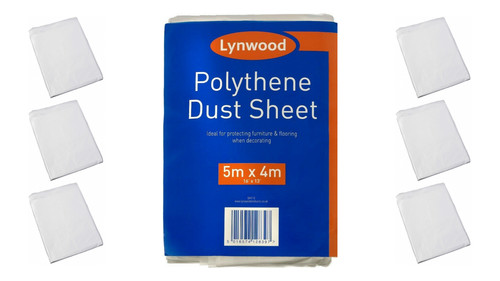 Lynwood 4mx5m clear polythene - lynwood,