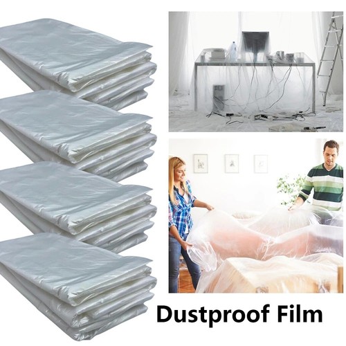 Polythene dust sheet clear - dust,