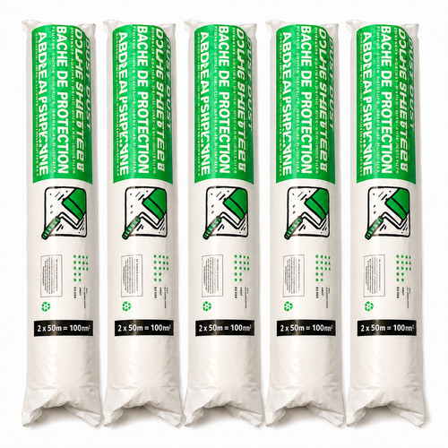 Polythene dust sheet rolls - x,