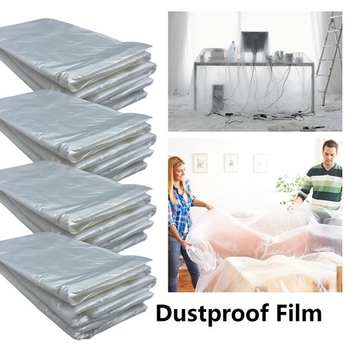 Polythene dust sheet clear - 1,