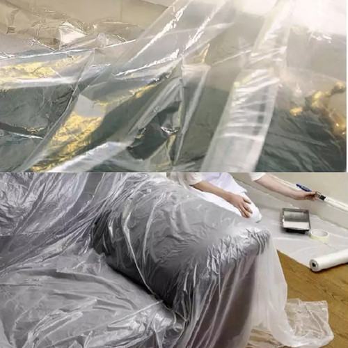 Large clear polythene - clear,