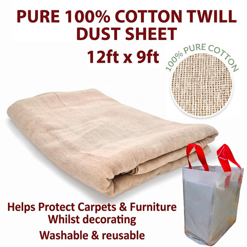 Large 9ft 12ft dust sheet - large,
