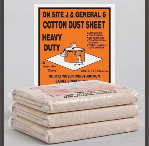 Cotton dust sheets - cotton,